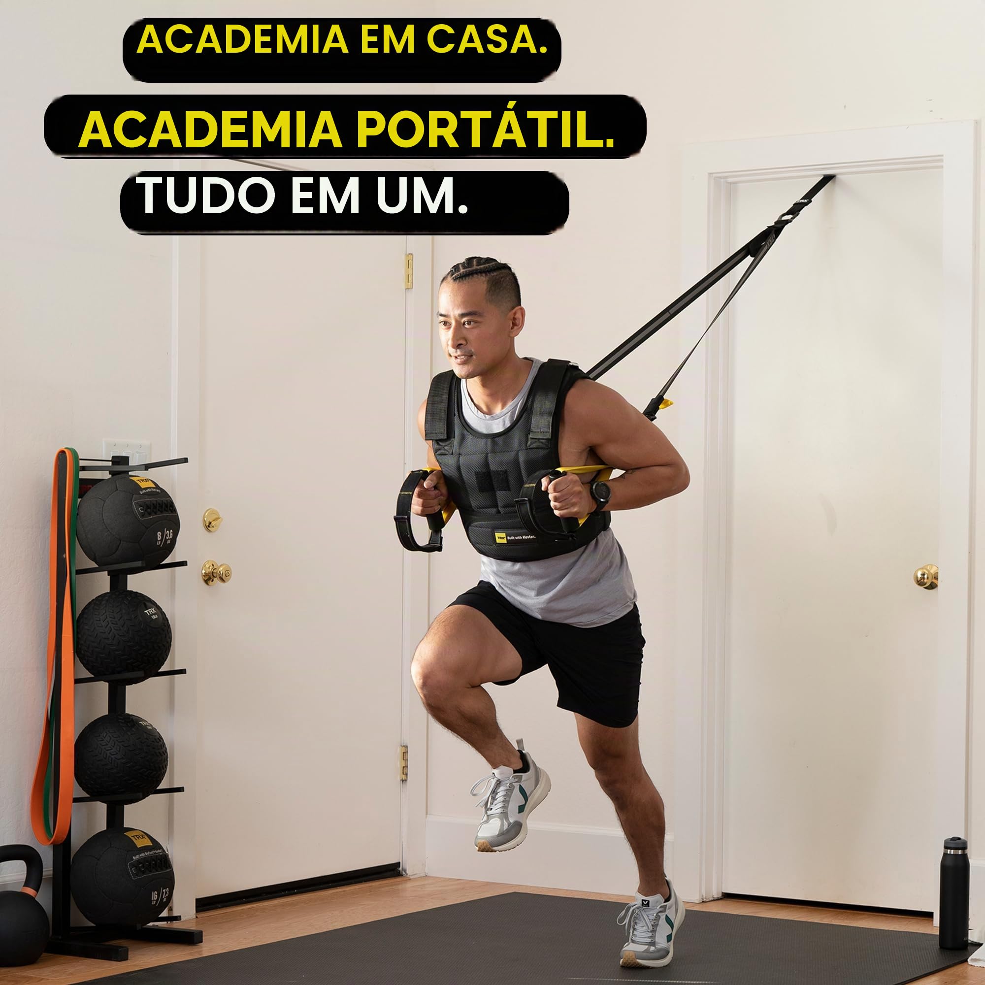 TRX Sistema de treinamento de suspensão multifuncional para